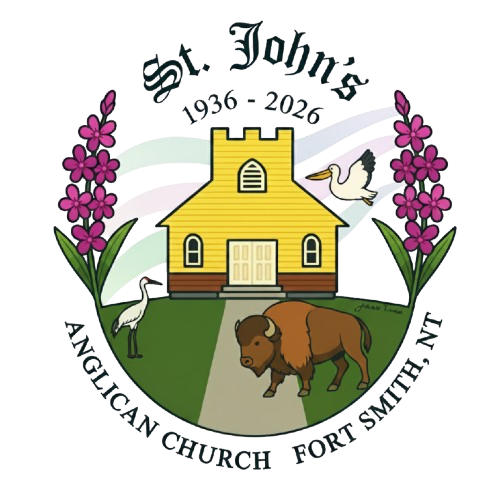 St. John's Anglican Church Fort Smith NT logo, 1936-2026